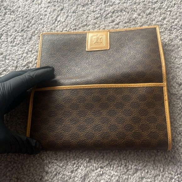 Vintage Celine brown Macadam wallet - Picture 5 of 11